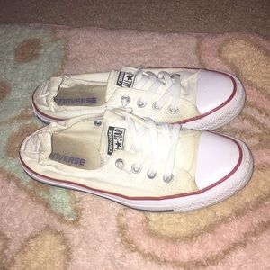 Converse white shoes